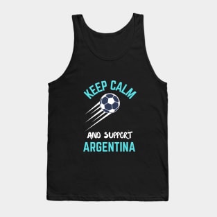 I Support Argentina Football Team Tank Top